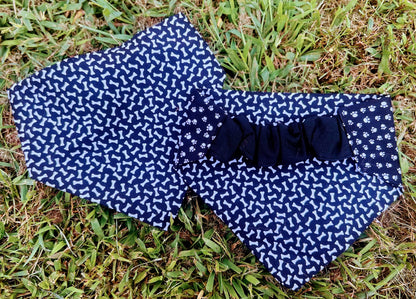 Bones and Paws Reversable Bandana